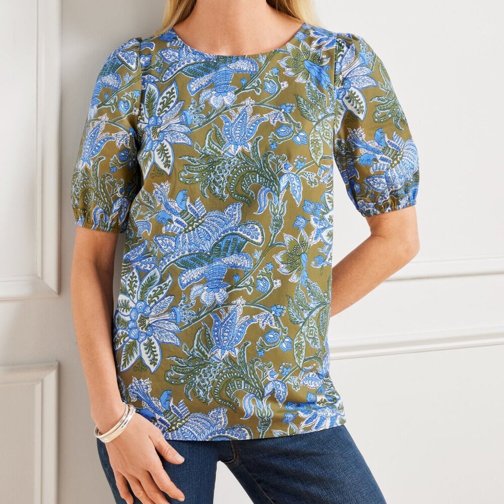 Talbots Paisley Blouse